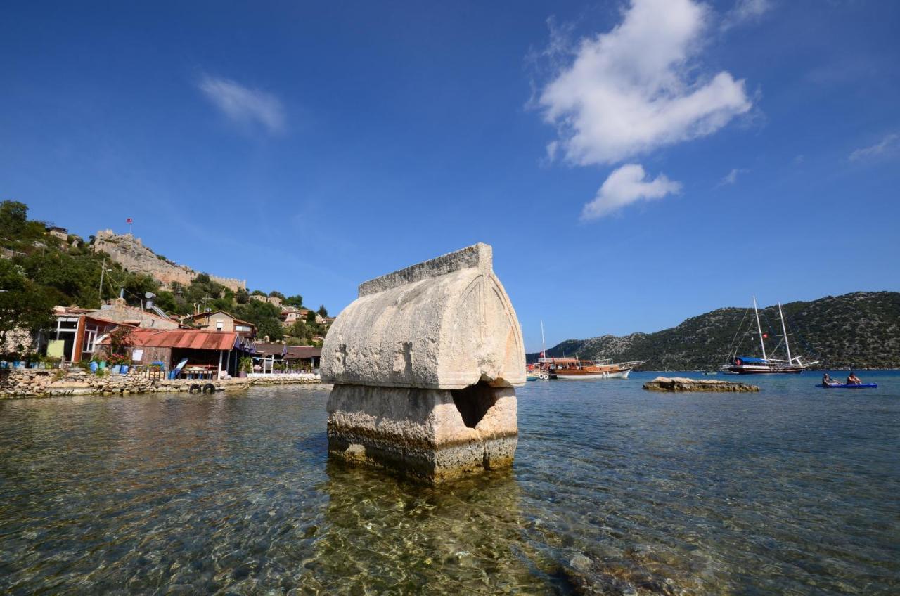 Istlada Tas Ev Apart - Kekova View Kapaklı Exterior foto