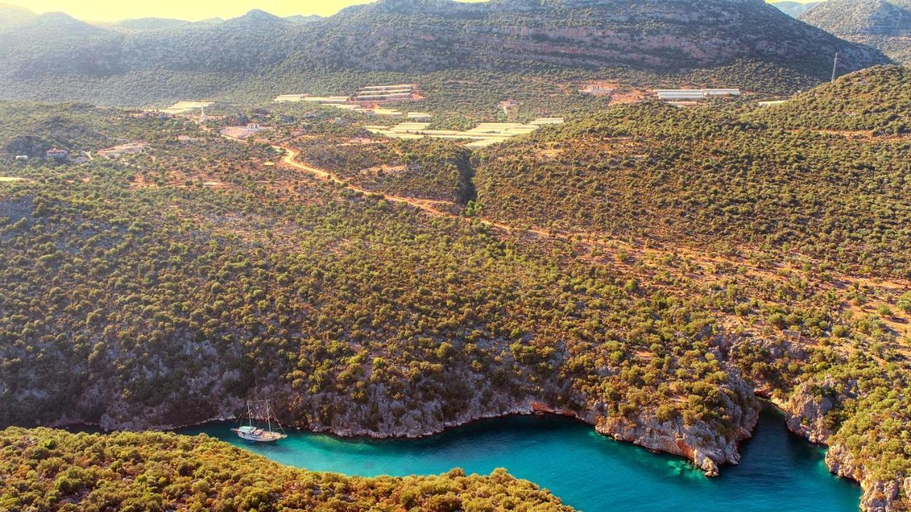 Istlada Tas Ev Apart - Kekova View Kapaklı Exterior foto